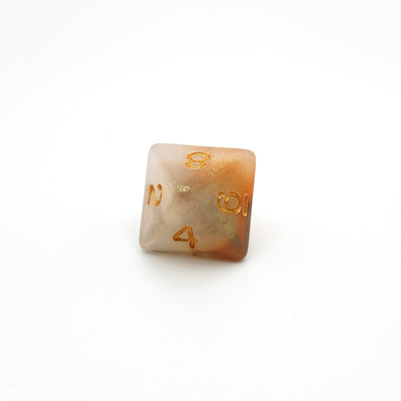 Jovian Cloud - 7 Piece DnD Dice Set | Acrylic RPG Gaming Dice