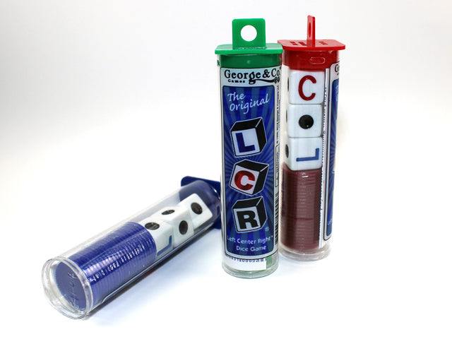 LCR Game Hook Top Dice Game Left Right Center (random color)