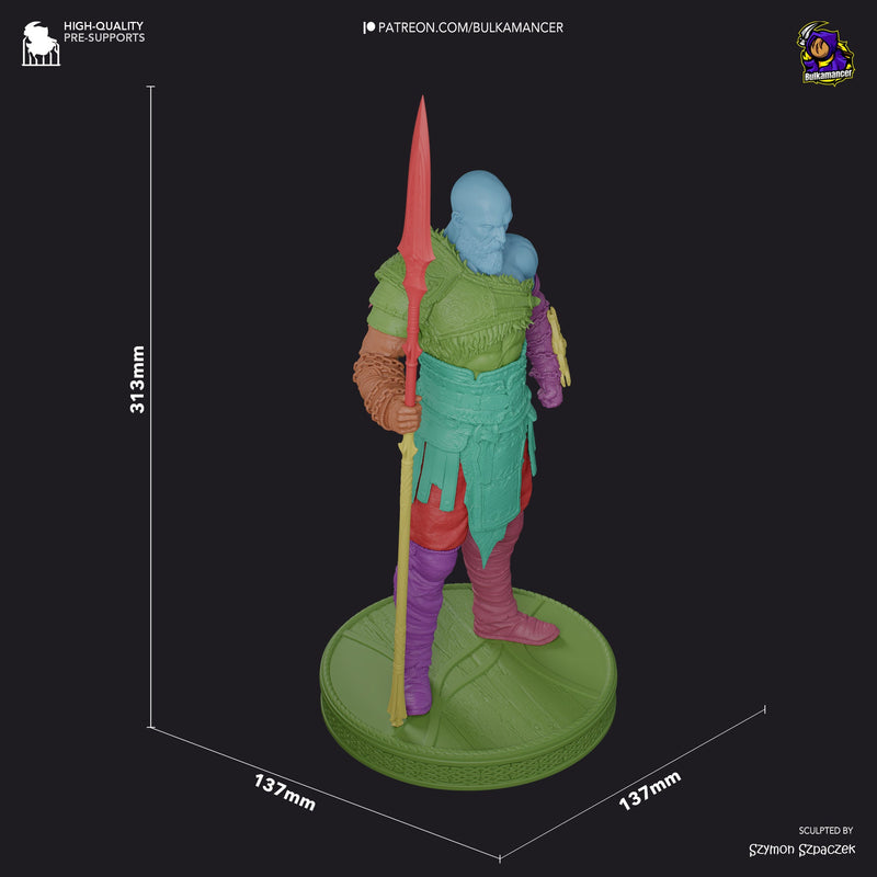Kratos - GoW - 1:8 Scale Figure