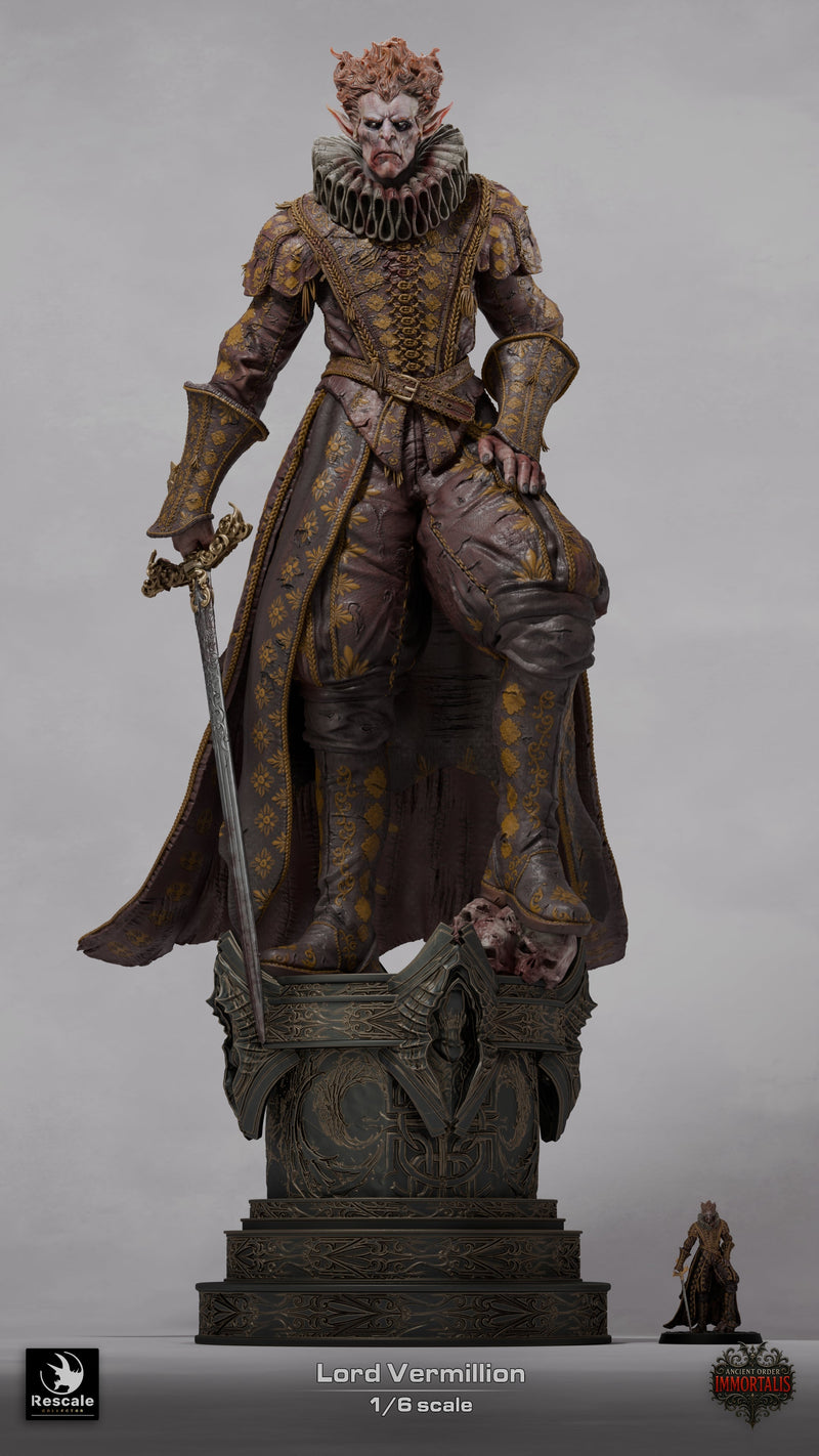Lord Vermillion – Vampire Noble Overlord – 1:6 Scale Collector Statue