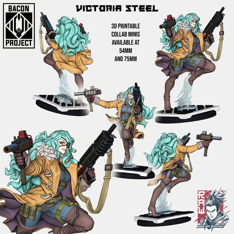Victoria Steel - 54mm, 75mm Scale