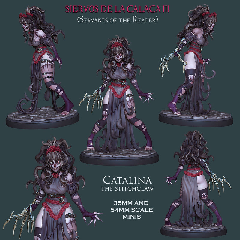 Catalina the Stitchclaw –  Servants of the Reaper Miniature