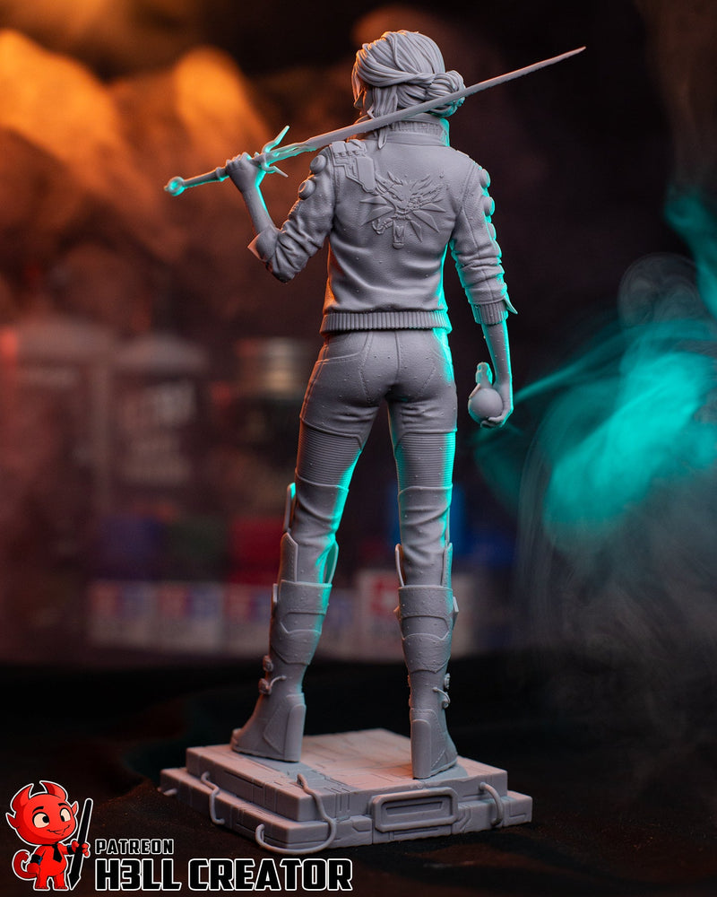 Ciri - Cyberpunk 2077 - 1:8 Scale & Bust