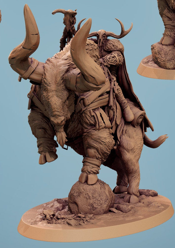 Vargir Frosthorns – Mounted Raiders on Frosthorn Beasts from Frostborne Doom