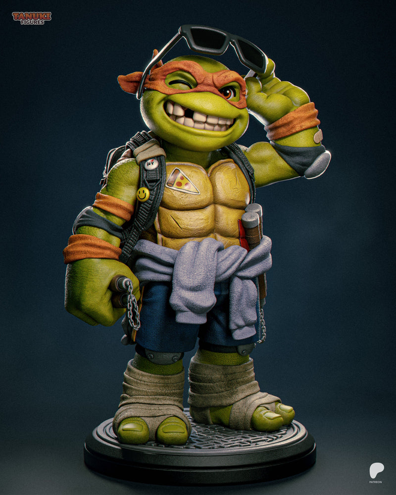 Toon Michaelangelo - Ninja Turtles - 1:12 Scale