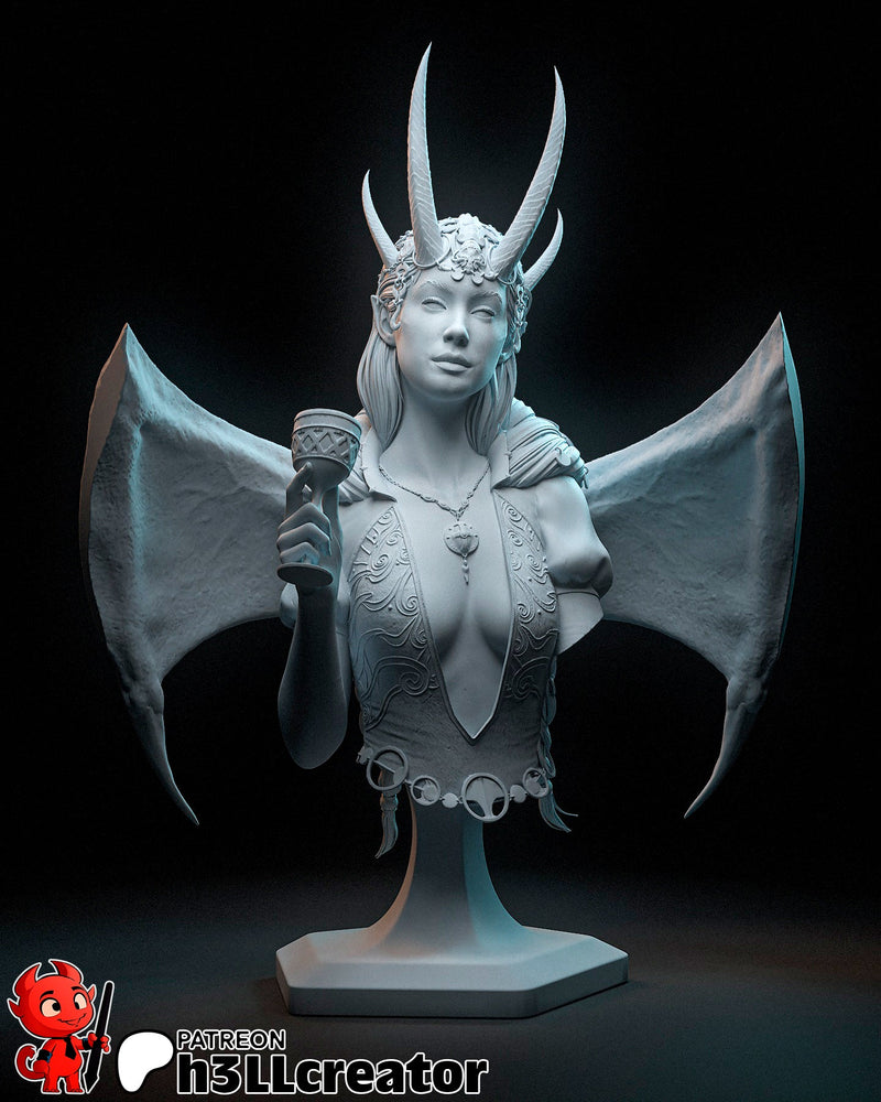 Mizora - Baldur's Gate - 1:8 Scale, Bust