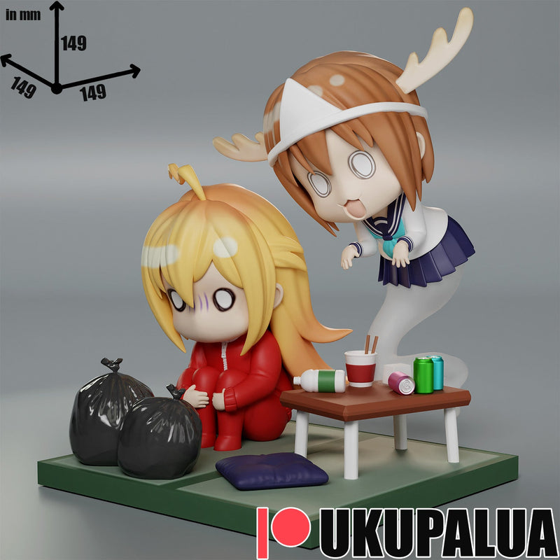Chibi Shikanoko Nokotan - Ghost - My Deer Friend