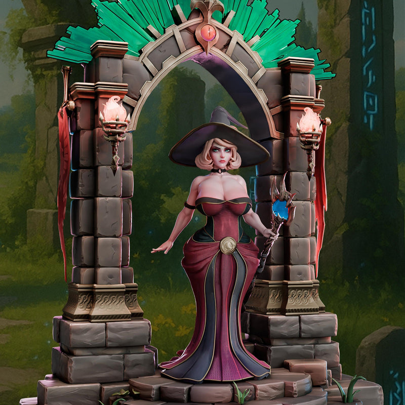 Wanda Moonfire (SFW/NSFW 18+ Only) - Witch Miniature