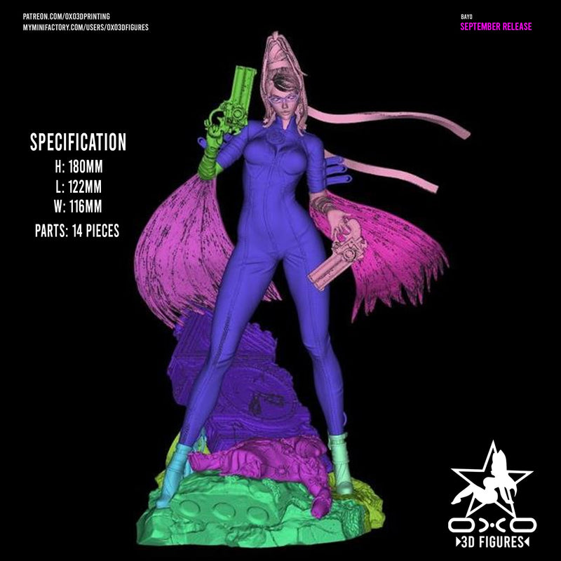 Bayonetta - Bayonetta (SFW/NSFW 18+) - 1:10 Scale