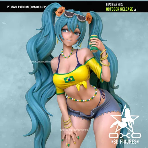 Brazilian Miku - 1:10 scale