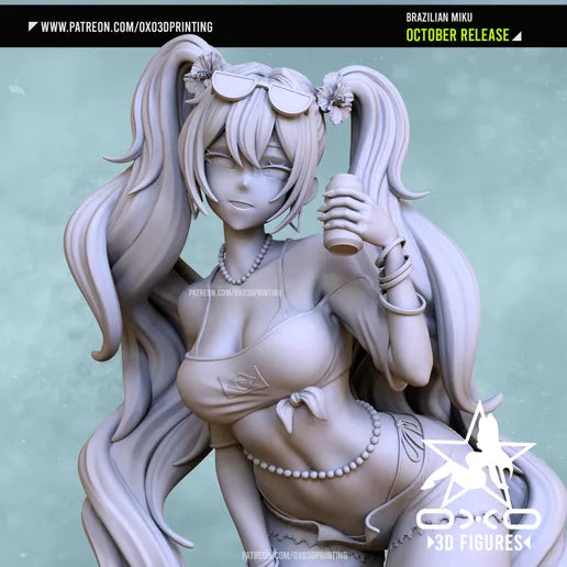 Brazilian Miku - 1:10 scale