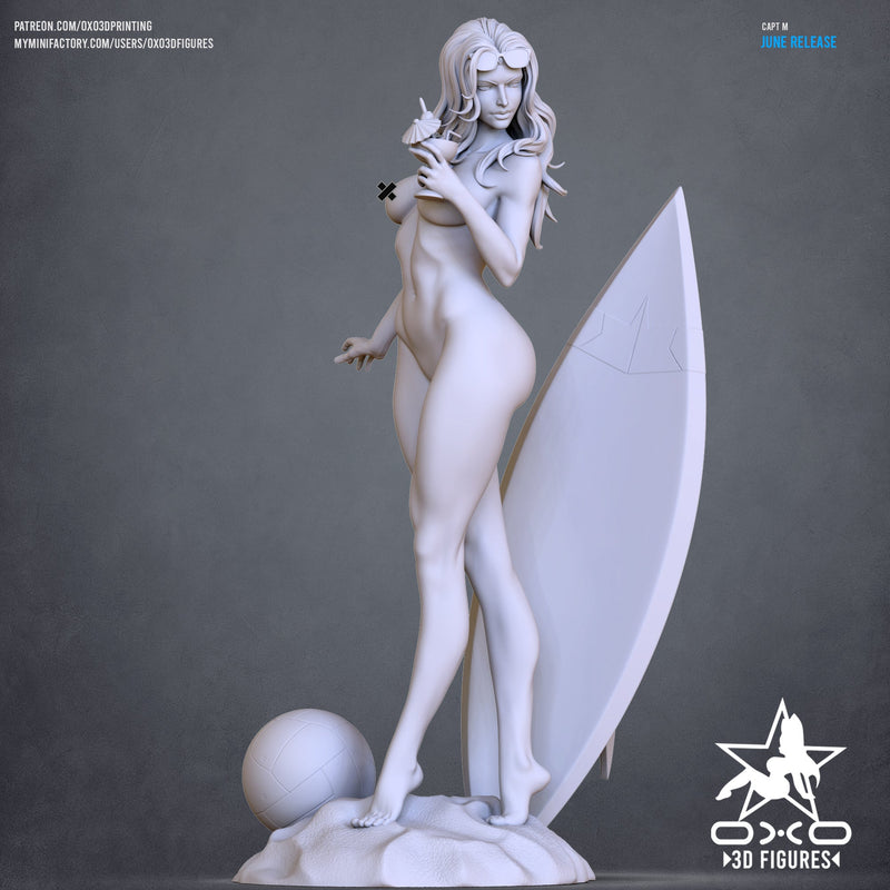 Captain Marvel - Swimsuit Edition - Marvel Comics (SFW/NSFW 18+) - 1:10 Scale