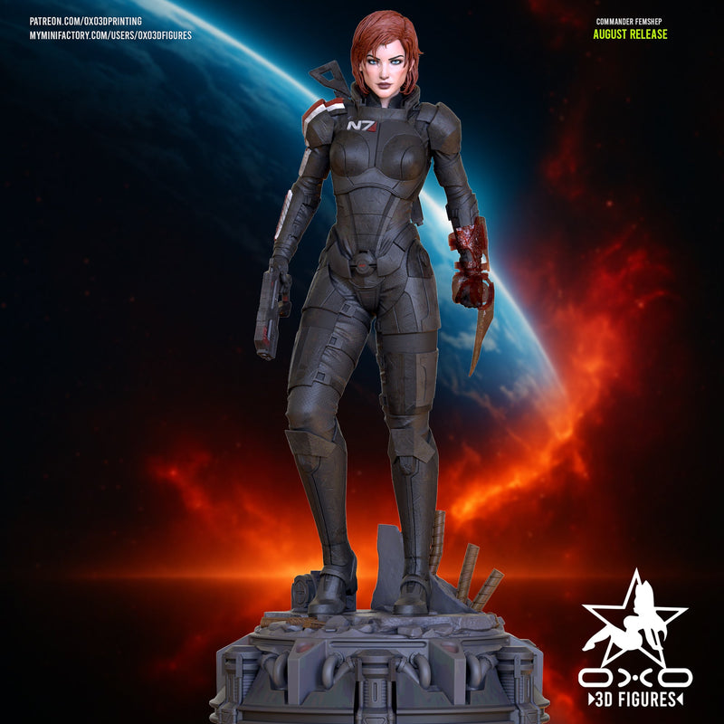 Commander Shepherd - Mass Effect (SFW/NSFW 18+) - 1:10 Scale