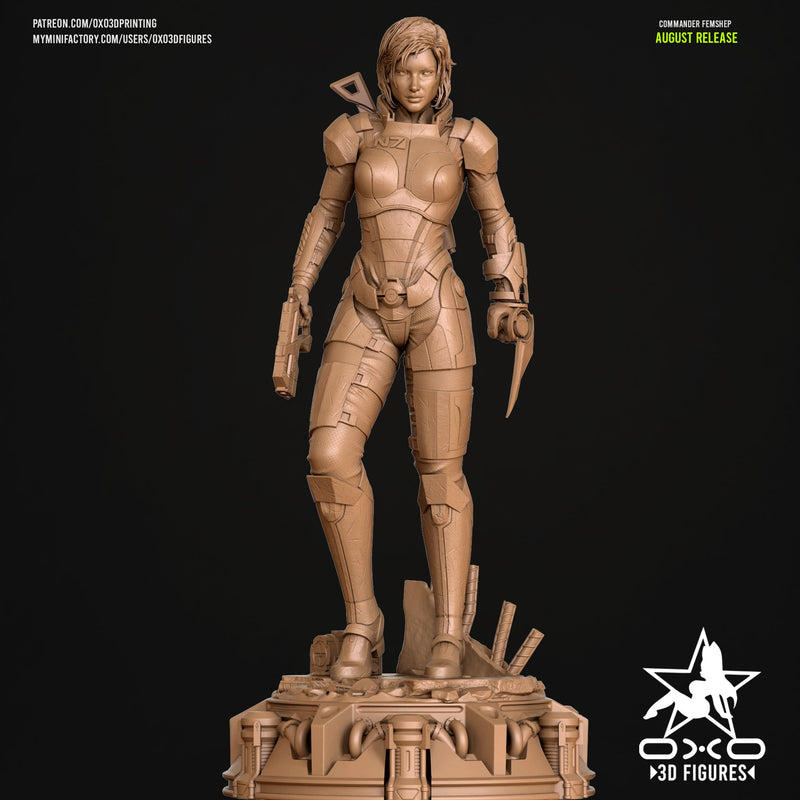 Commander Shepherd - Mass Effect (SFW/NSFW 18+) - 1:10 Scale