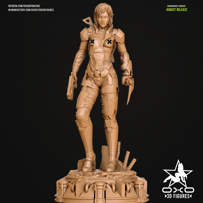 Commander Shepherd - Mass Effect (SFW/NSFW 18+) - 1:10 Scale