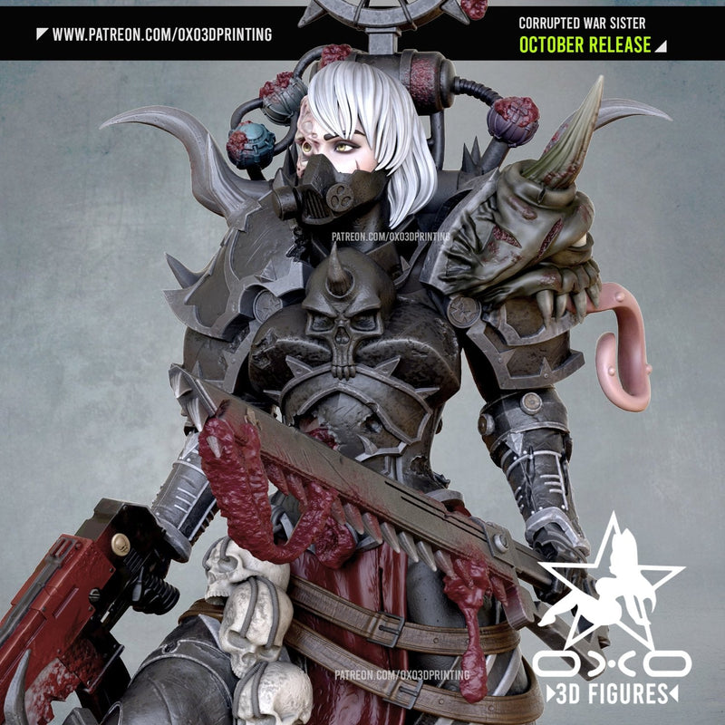Corrupted War Sister - Lovemace - (SFW/NSFW 18+) 1:10 Scale
