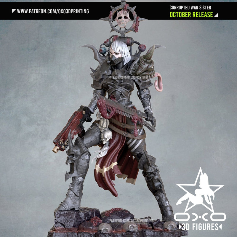 Corrupted War Sister - Lovemace - (SFW/NSFW 18+) 1:10 Scale