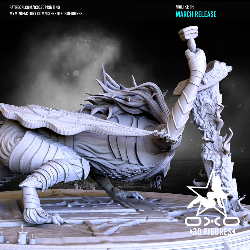 Maliketh, The Black Blade - Elden Ring - 1:10 Scale