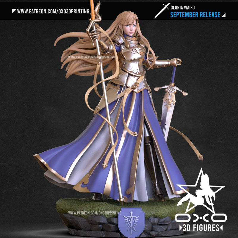 Gloria (Fan Art) - Sword of Convallaria - (SFW/NSFW 18+) 1:10 Scale
