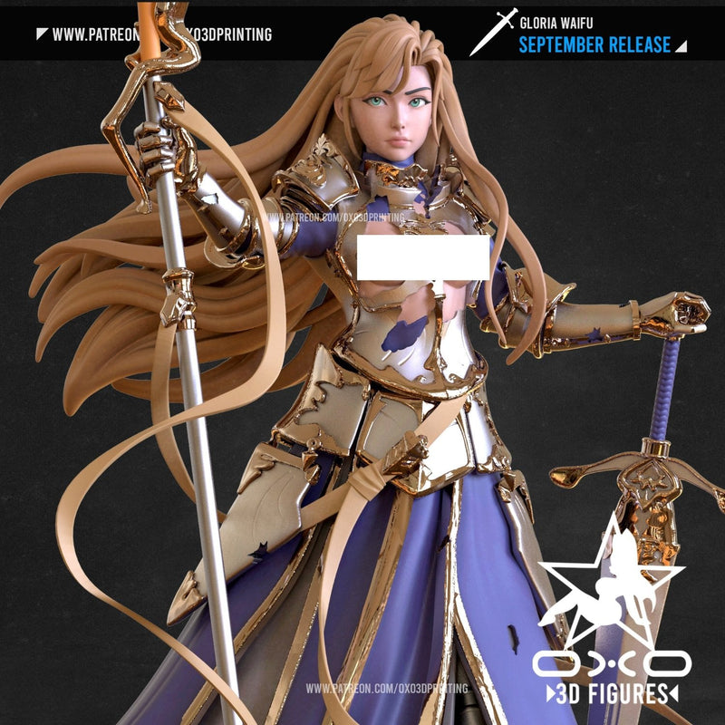 Gloria (Fan Art) - Sword of Convallaria - (SFW/NSFW 18+) 1:10 Scale