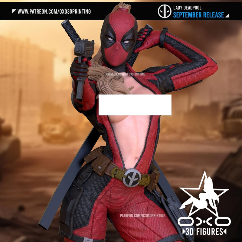 Lady Deadpool - Marvel Comics - (SFW/NSFW 18+) 1:10 Scale
