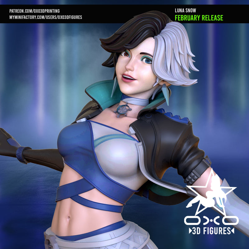 Luna Snow - Marvel Rivals - 1:10 Scale