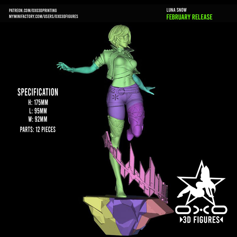 Luna Snow - Marvel Rivals - 1:10 Scale