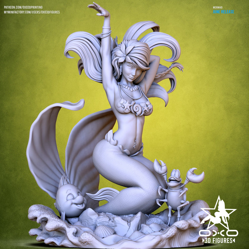 Mermaid (SFW/NSFW 18+) - 1:10 Scale Figure