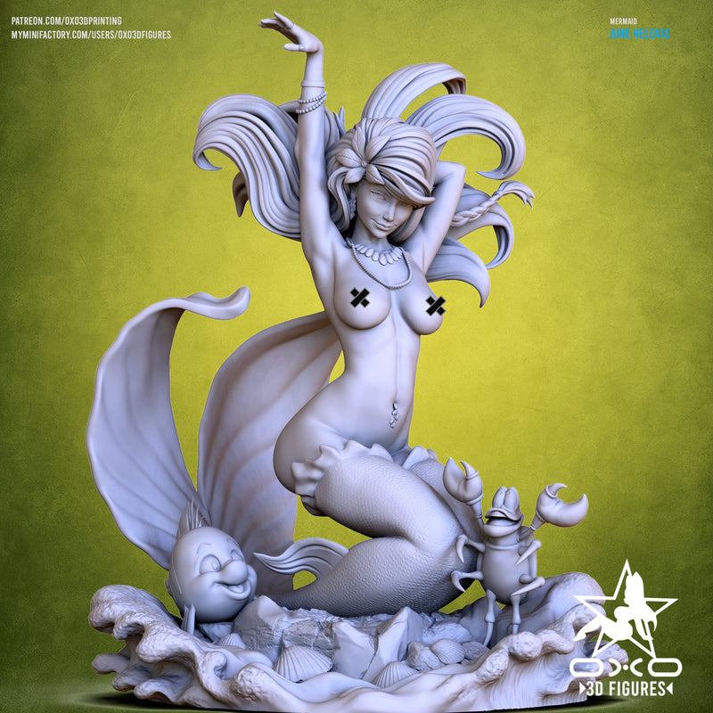 Mermaid (SFW/NSFW 18+) - 1:10 Scale Figure