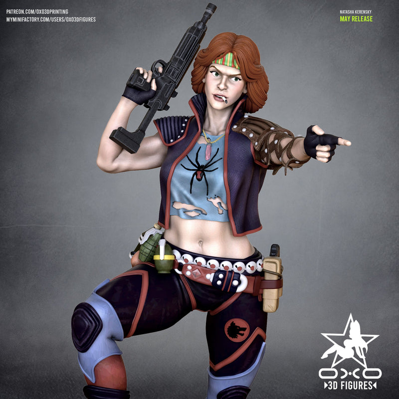 Natasha Kernesky - Mechwarrior (SFW/NSFW 18+ Only) - 1:10 Scale