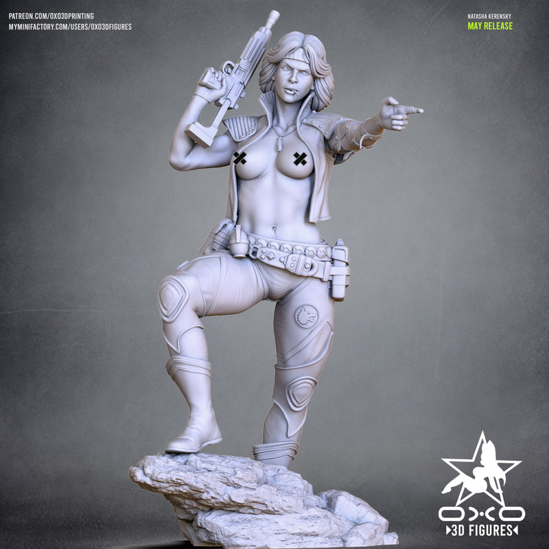 Natasha Kernesky - Mechwarrior (SFW/NSFW 18+ Only) - 1:10 Scale