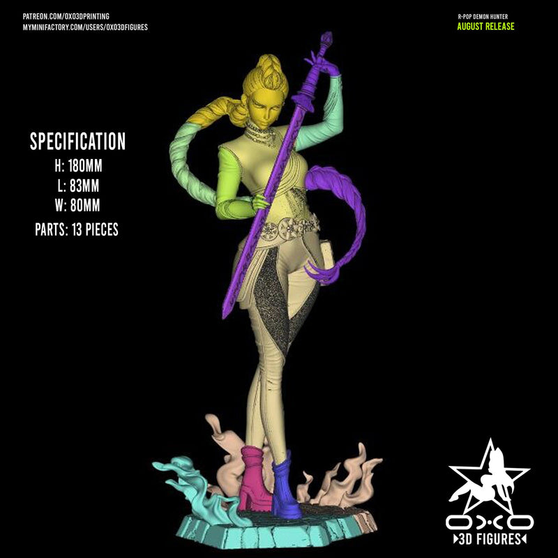 Rumi - K-Pop Demon Hunters - 1:10 Scale