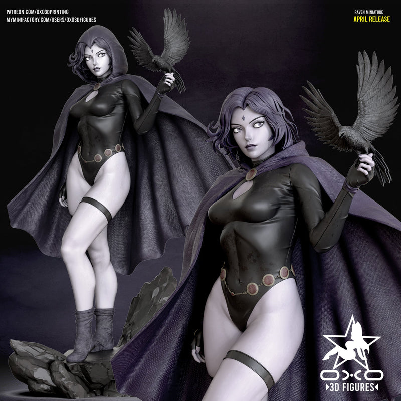 Raven - Teen Titans - DC Comics (SFW/NSFW 18+ Only) - 1:10 Scale
