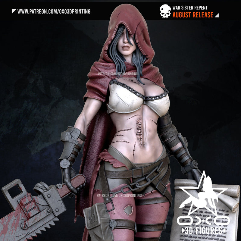 War Sister REPENT - Lovemace  - (SFW/NSFW 18+) 1:10 Scale