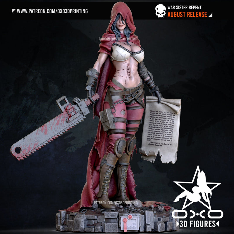 War Sister REPENT - Lovemace  - (SFW/NSFW 18+) 1:10 Scale