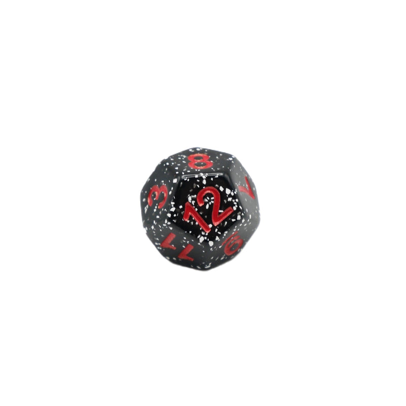 Obsidian Malphite - 7 Piece DnD Dice Set | Acrylic RPG Gaming Dice