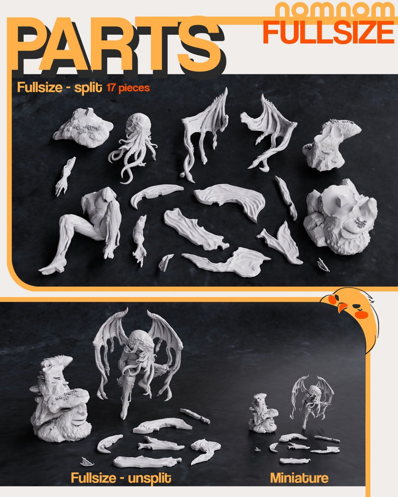 Cthulhu - Mythos - 75mm, 1:10 scale