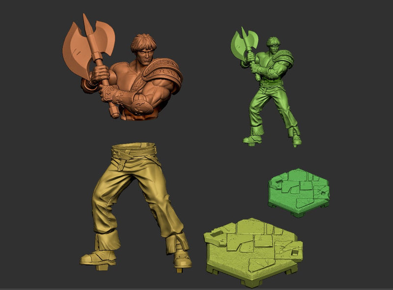 Perceval - Knights of the Round Arcade Inspired Miniature