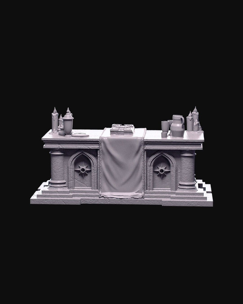 Demons of the Holy Abbey - The Abbey - Holy Cathedral Style Scatter & Props