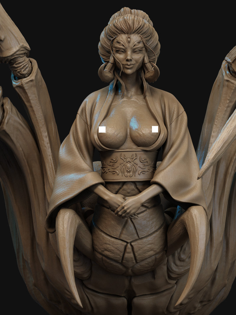 Spider Queen - CA3D Original Art (SFW/NSFW 18+ Only) - 1:6 Scale Figure
