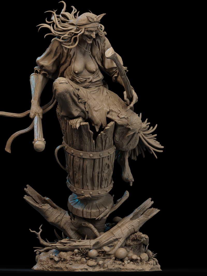 Baba Yaga - (SFW/NSFW 18+ Only) - 1:6, 1:9 Scale Figures & Bust