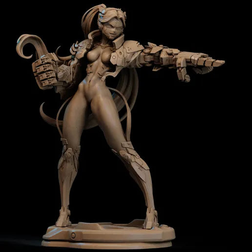 Rebecca Smasher - Cyberpunk: Edgerunners (SFW/NSFW 18+Only) - 1:6, 1:9 Scale Figures & Bust