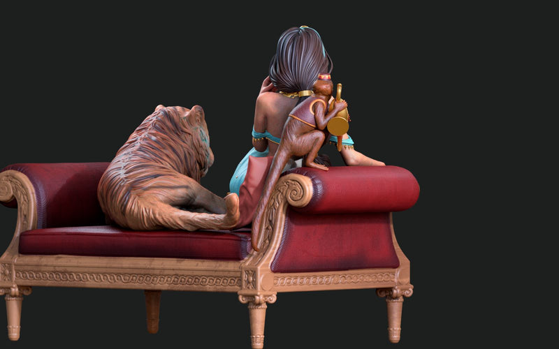 Jasmine - Aladdin  -  1:6, 1:9 Scale Figures & Bust