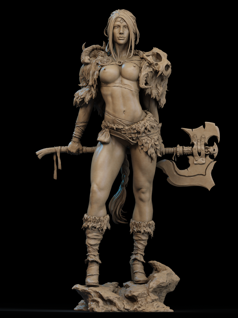 Barbarian Queen - (SFW/NSFW 18+ Only) - 1:6, 1:9 Scale Figures & Bust