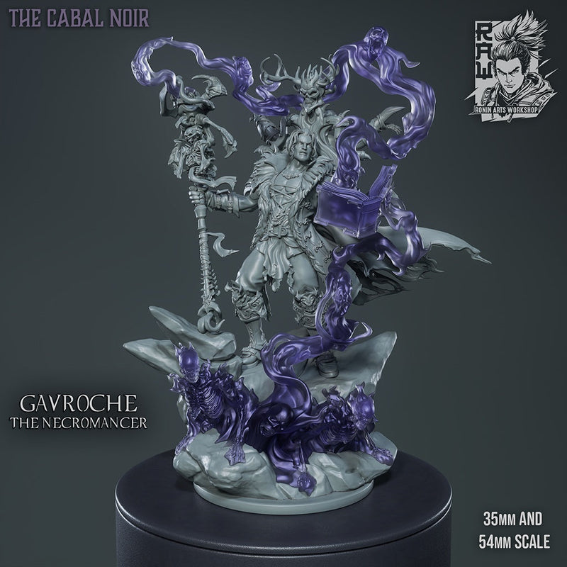Gavroche the Necromancer – Dark Mage Villain – Miniature
