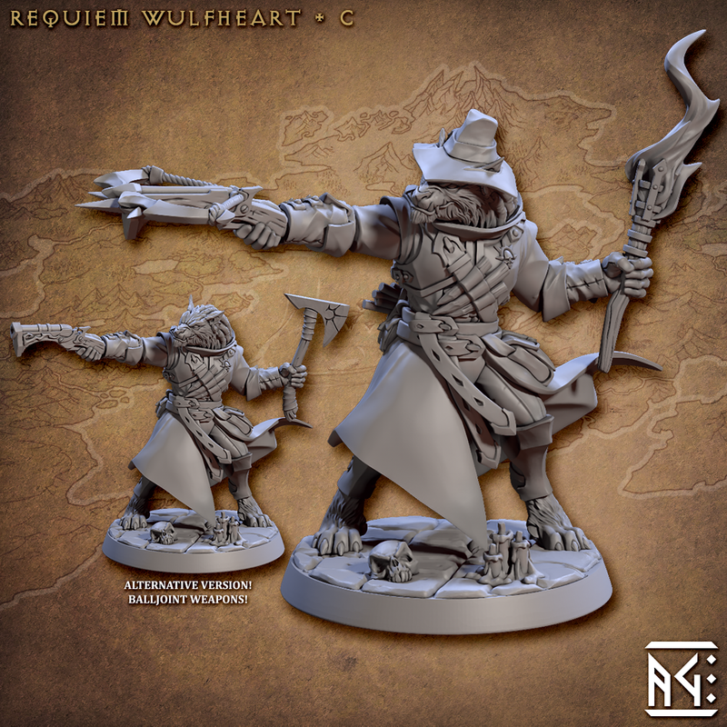 Requiem Wulfheart Miniatures – Werewolf Hunters