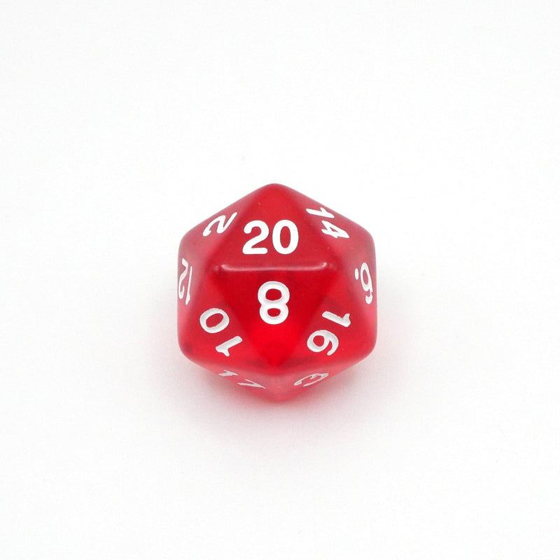 Ruby Ingots - 7 Piece DnD Dice Set | Acrylic RPG Gaming Dice