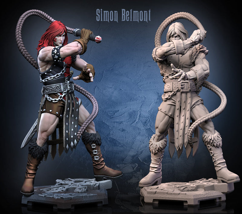 Simon Belmont – Castlevania-Inspired Vampire Hunter – Miniature