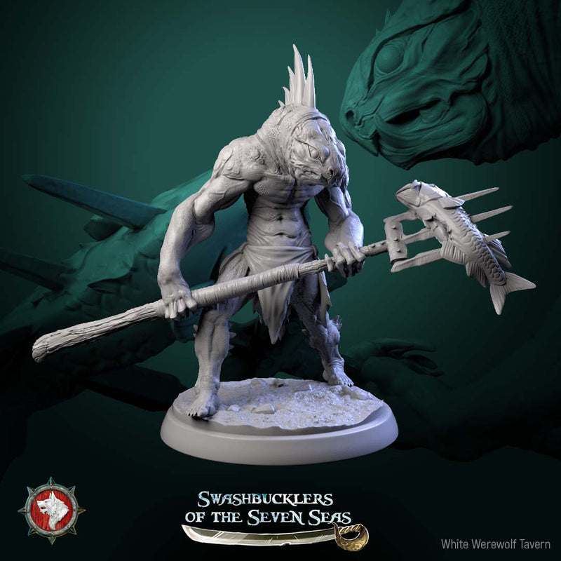 Scaled Gunners – Reptilian Gunner Pirates – Swashbucklers of the Seven Seas – Miniatures