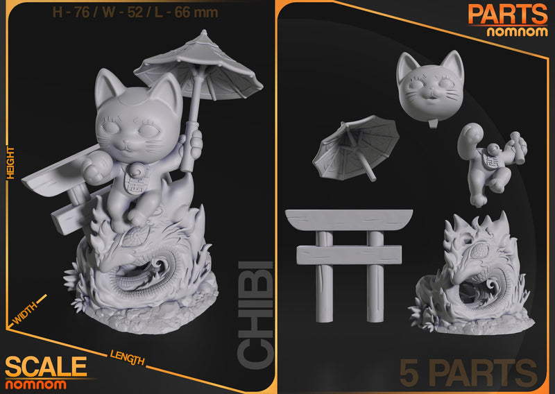 Chibi Turbo Granny Cat